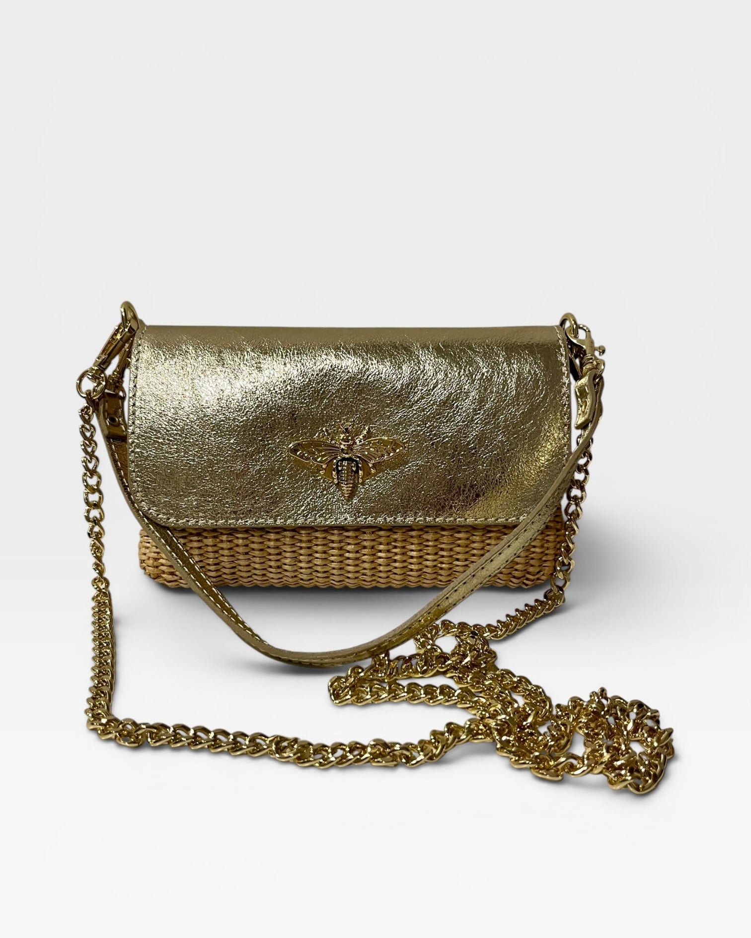 Cartera Sobre Abeja Dorado