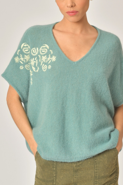 Sweater Brigitte Aqua