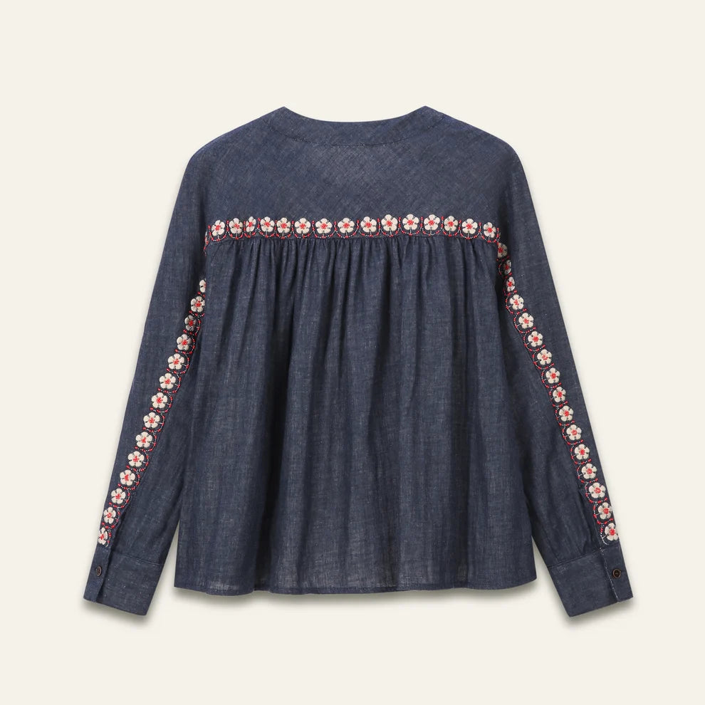 Blusa Kristin Azul Noche