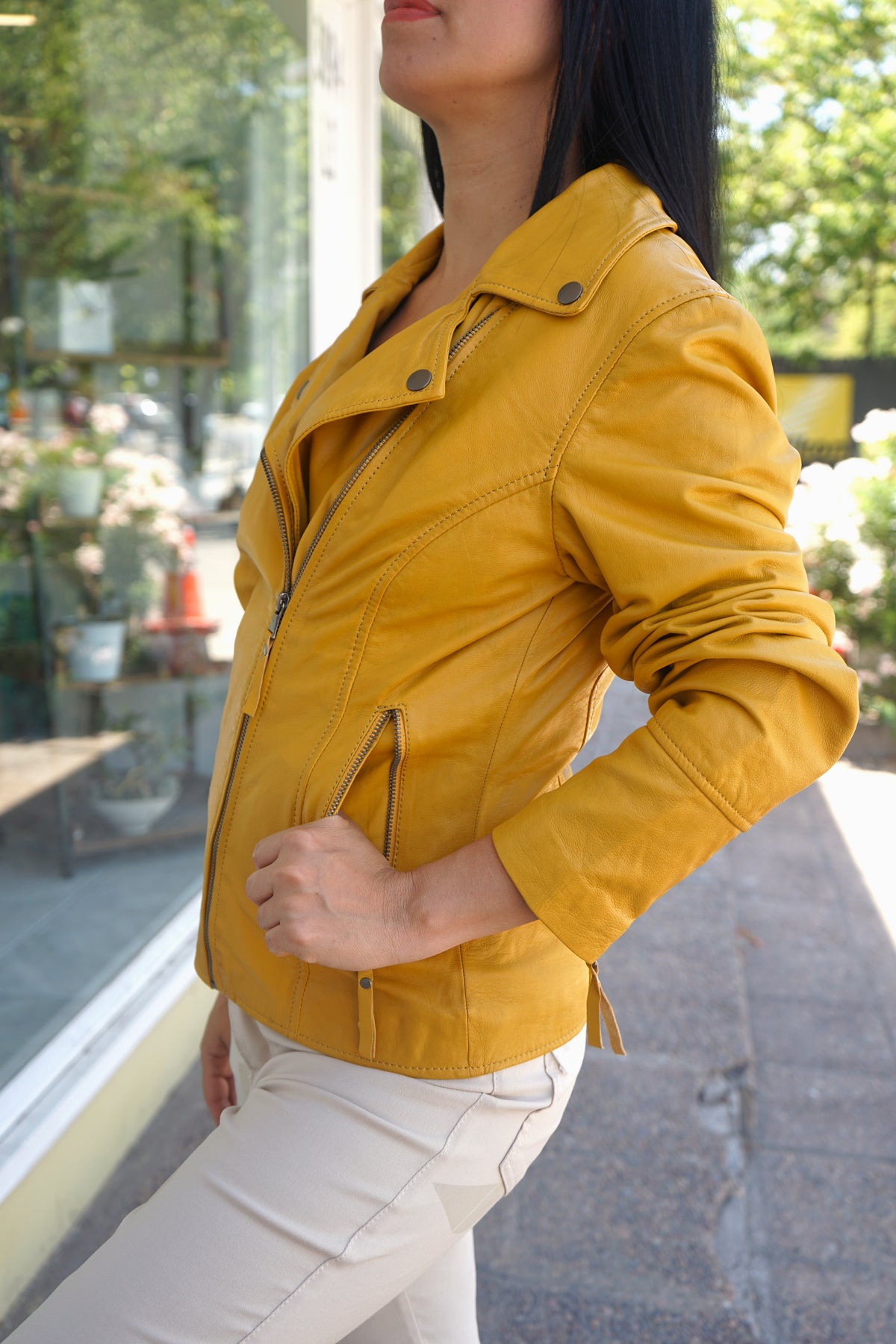 Chaqueta Aura Amarillo