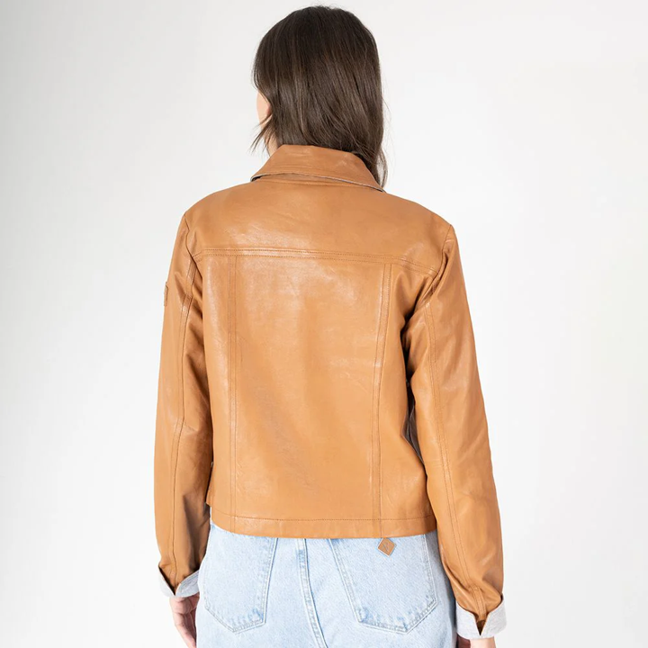 Chaqueta Lefei Cognac