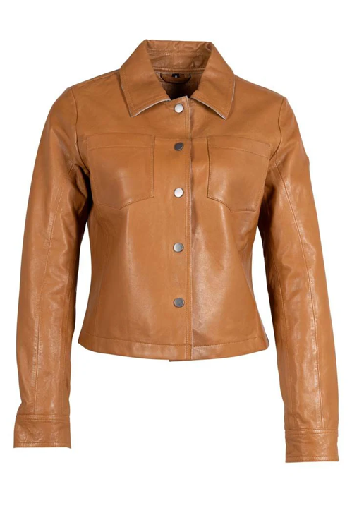 Chaqueta Lefei Cognac