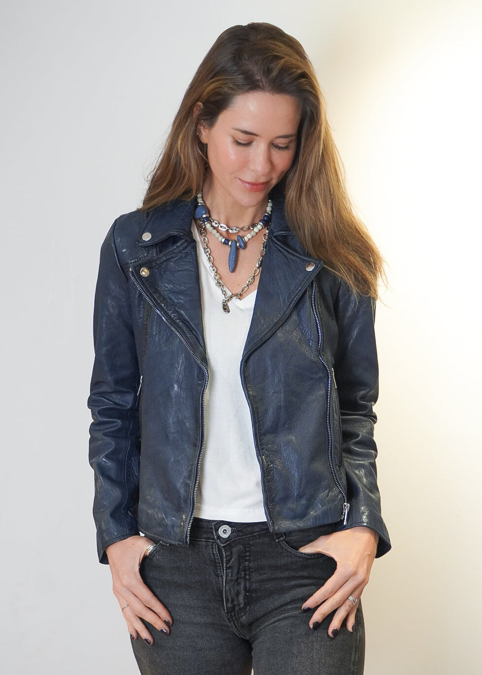 Chaqueta Llanura Azul Marino