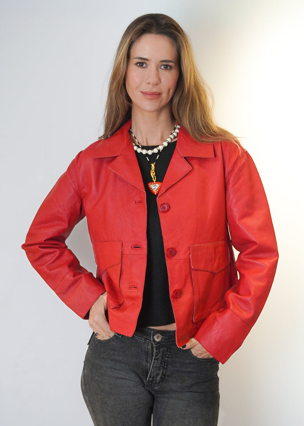 Blazer Aveline Rojo