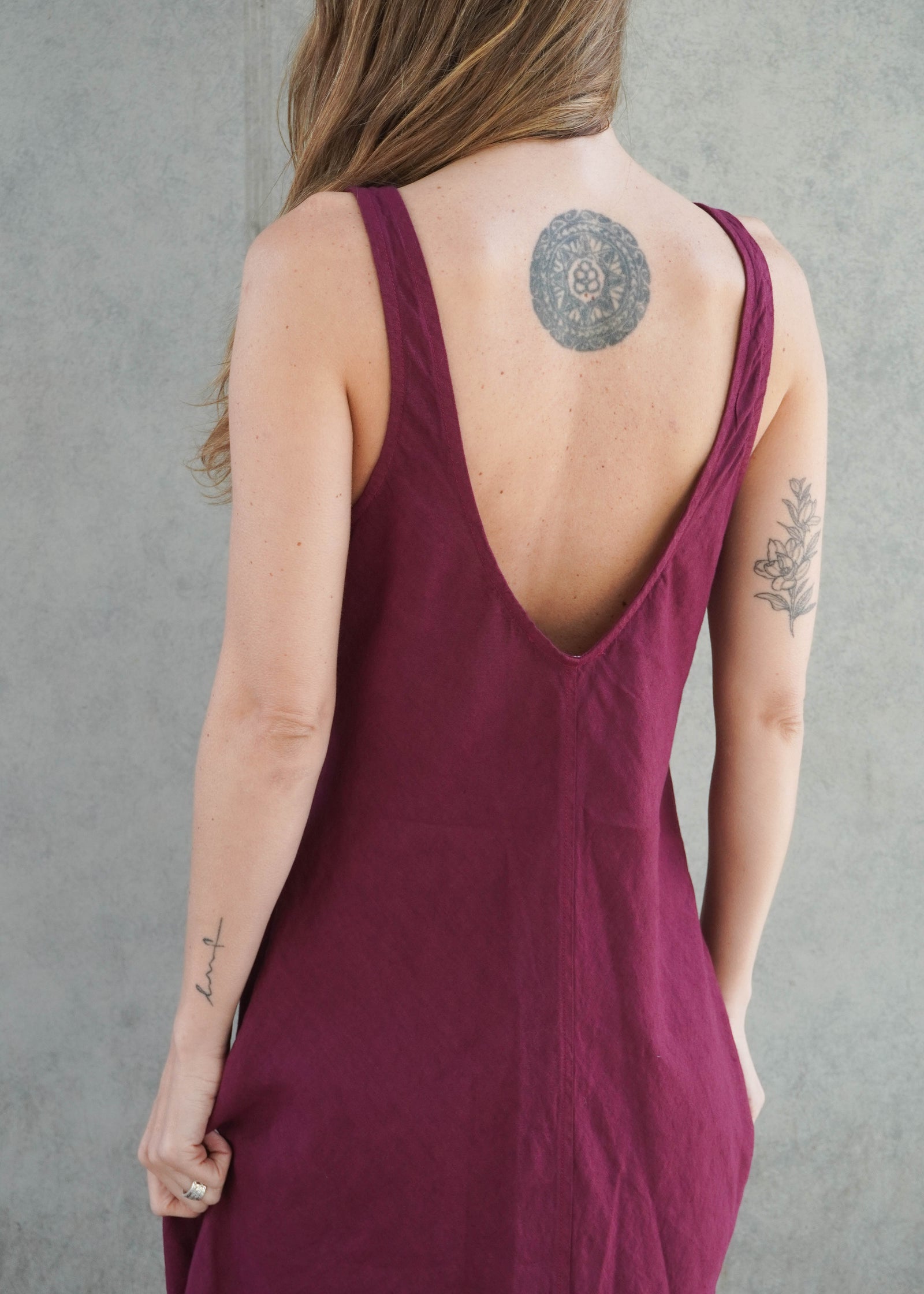 Vestido Gavos Sangria