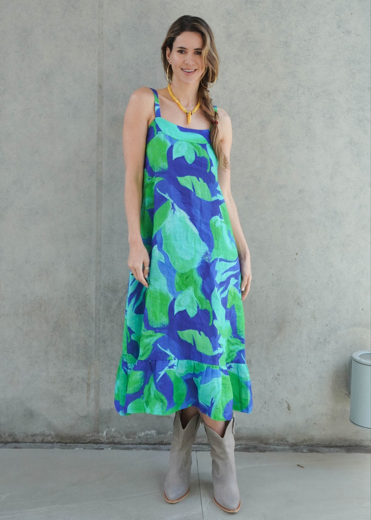 Vestido Donusa Blue Lagoon