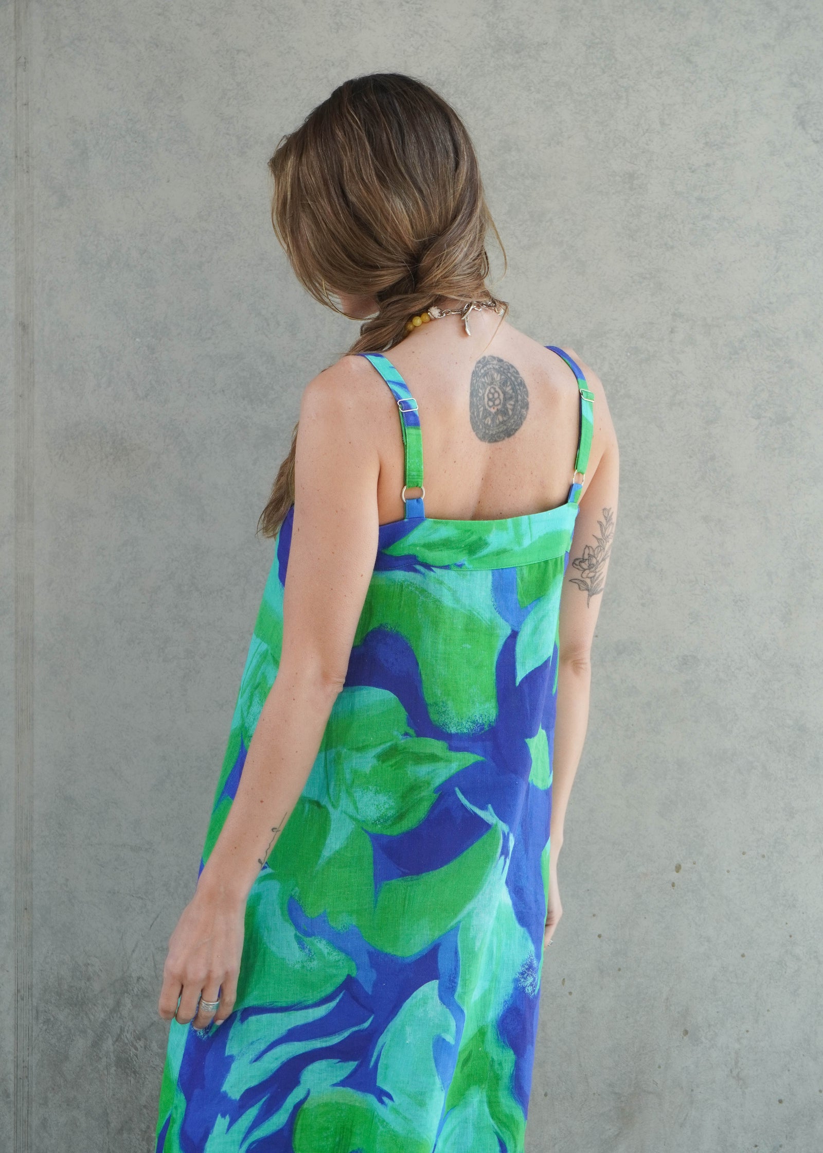 Vestido Donusa Blue Lagoon