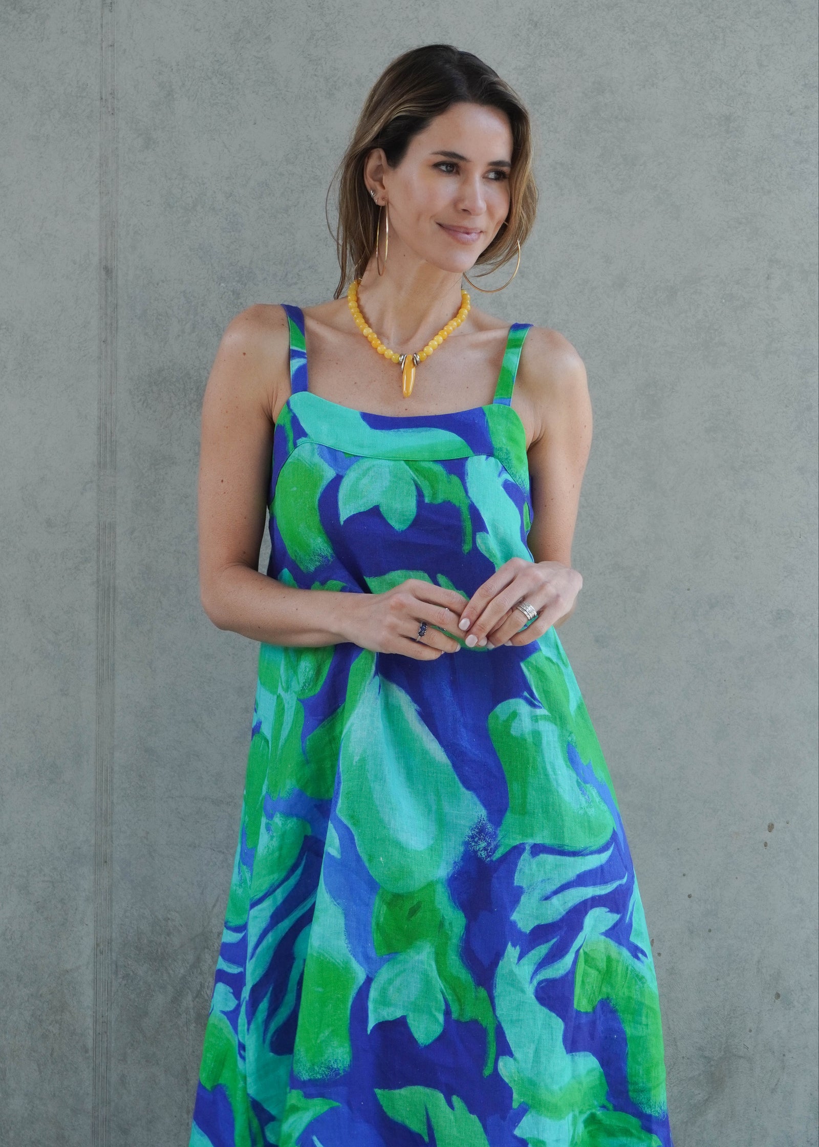 Vestido Donusa Blue Lagoon