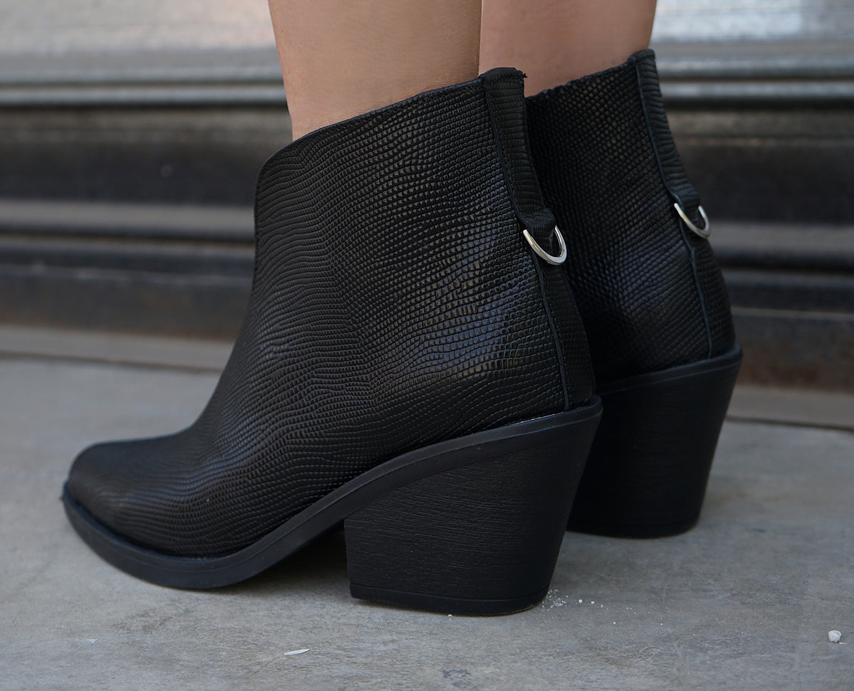 Araceli Iguana Negro - Outlet