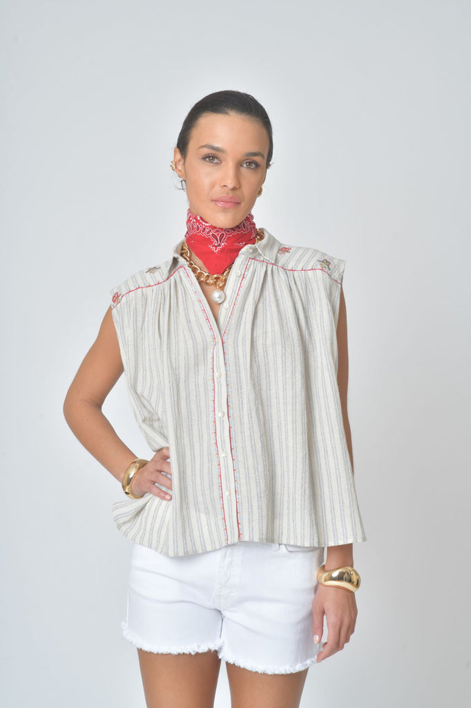 Blusa Leandre Rayas