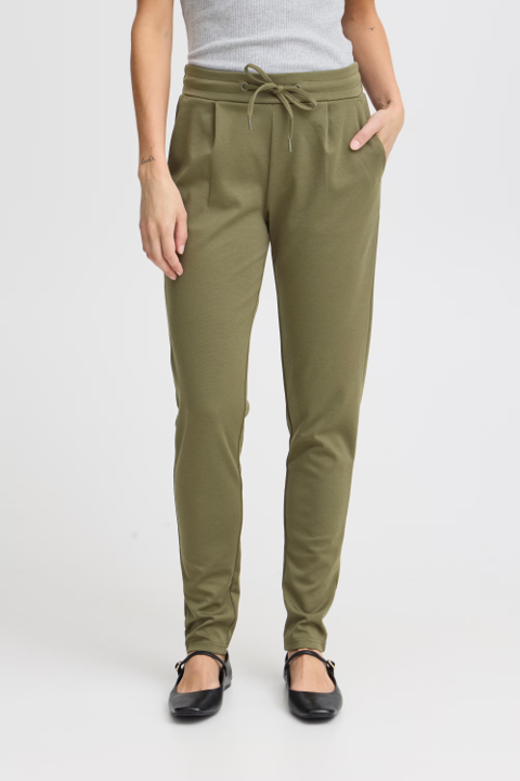 Pantalon Kate Cropped Verde Militar