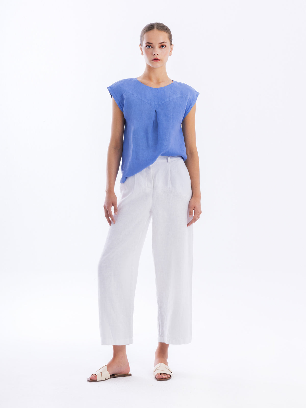 Pantalon Sastre Blanco