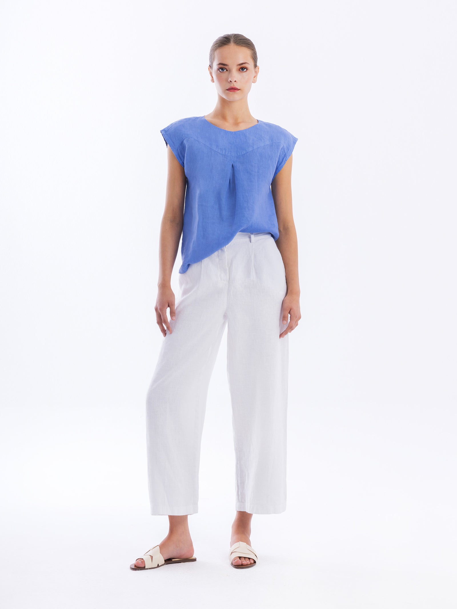 Pantalon Sastre Blanco