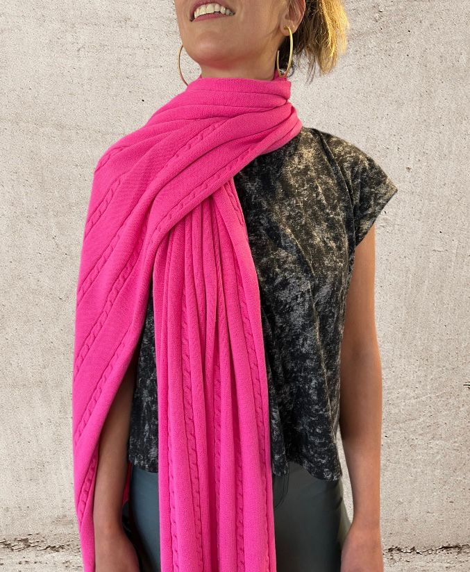 Blanket Ochos Fucsia