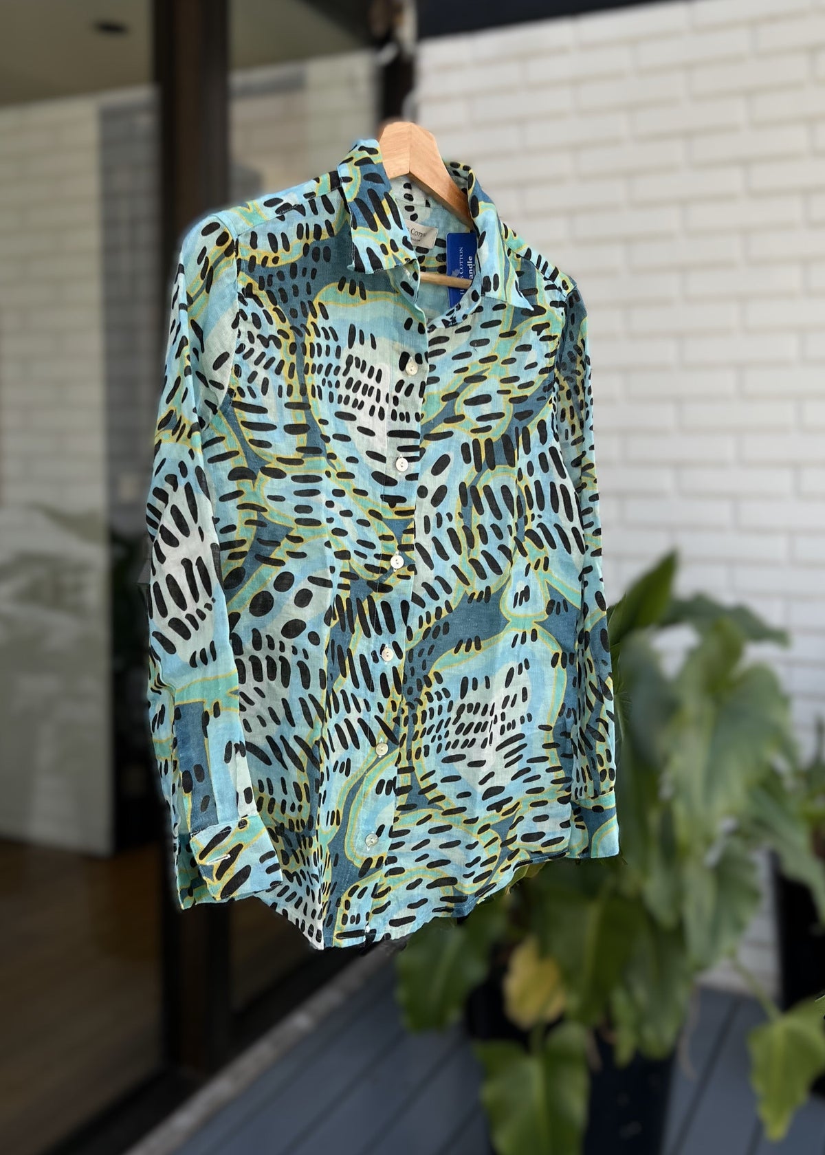 Camisa Atenas Sea Stone Blue