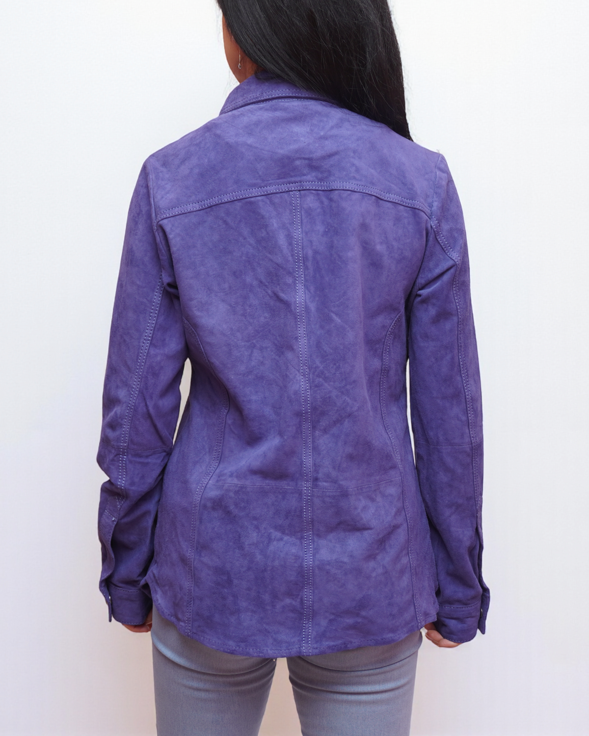 Camisa Pampa Gamuza Marino