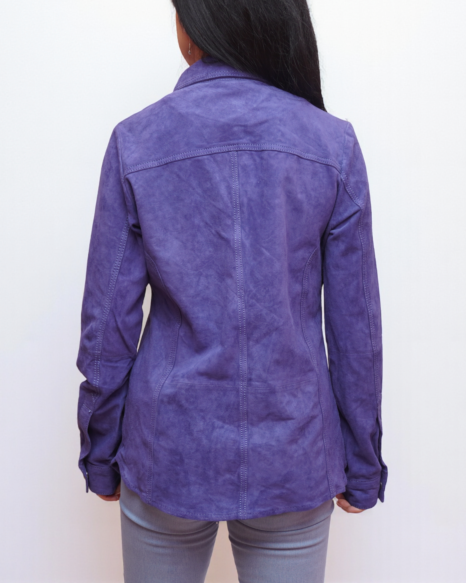 Camisa Pampa Gamuza Marino