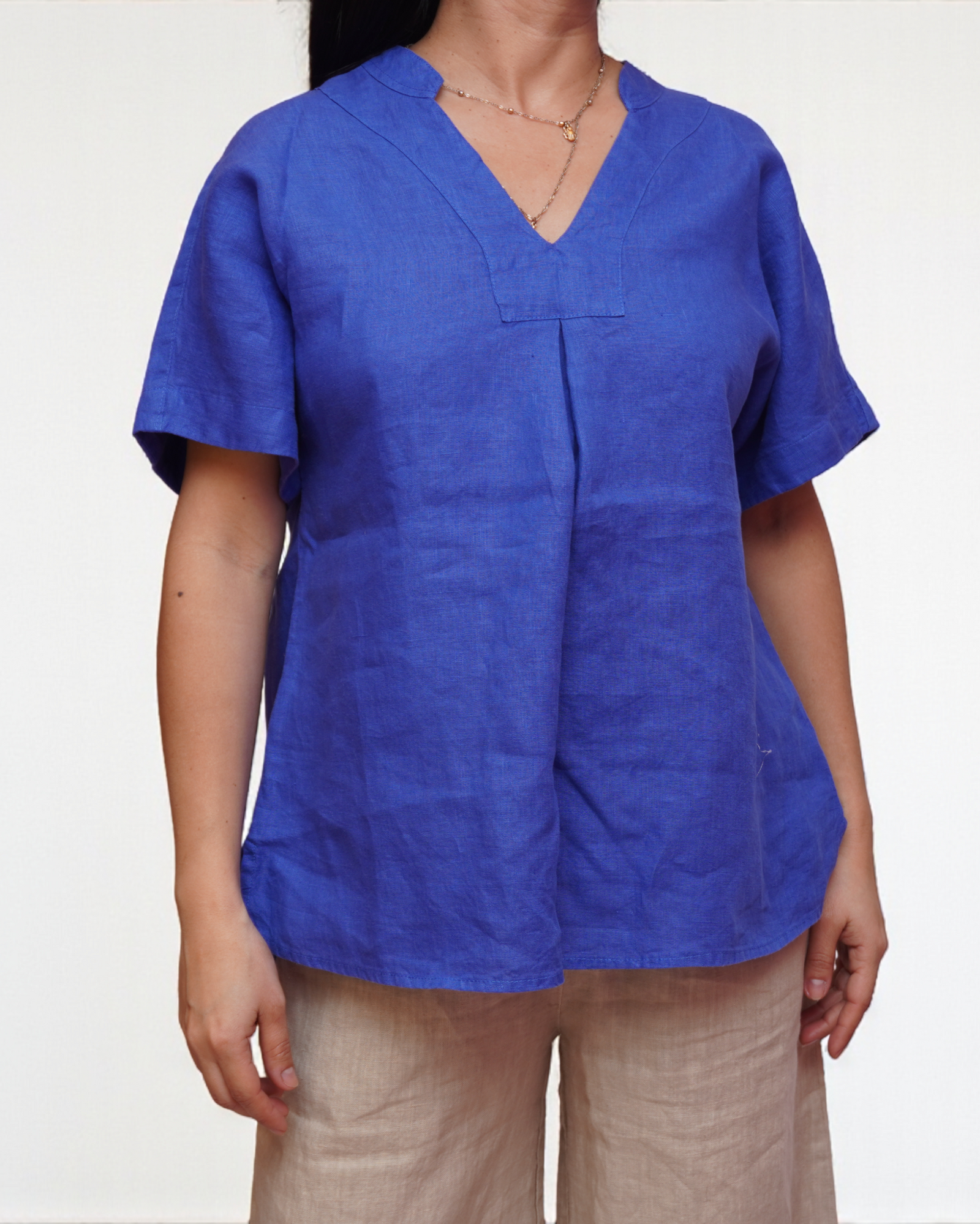 Blusa Symis Azul Lapis