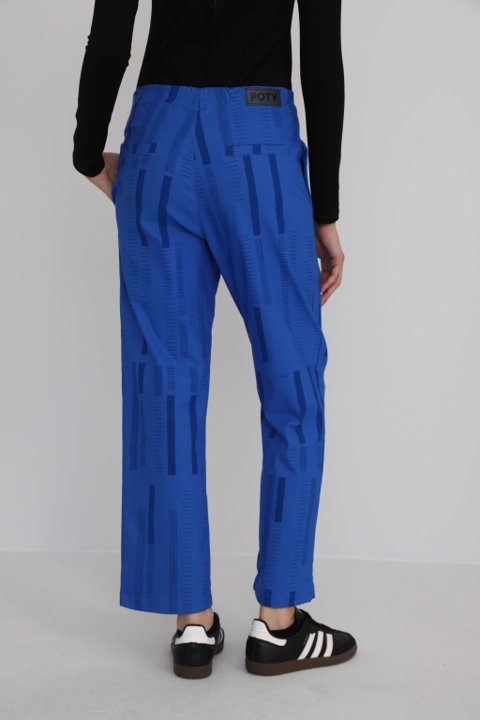 Pantalon Recto Boceto Azul Francia