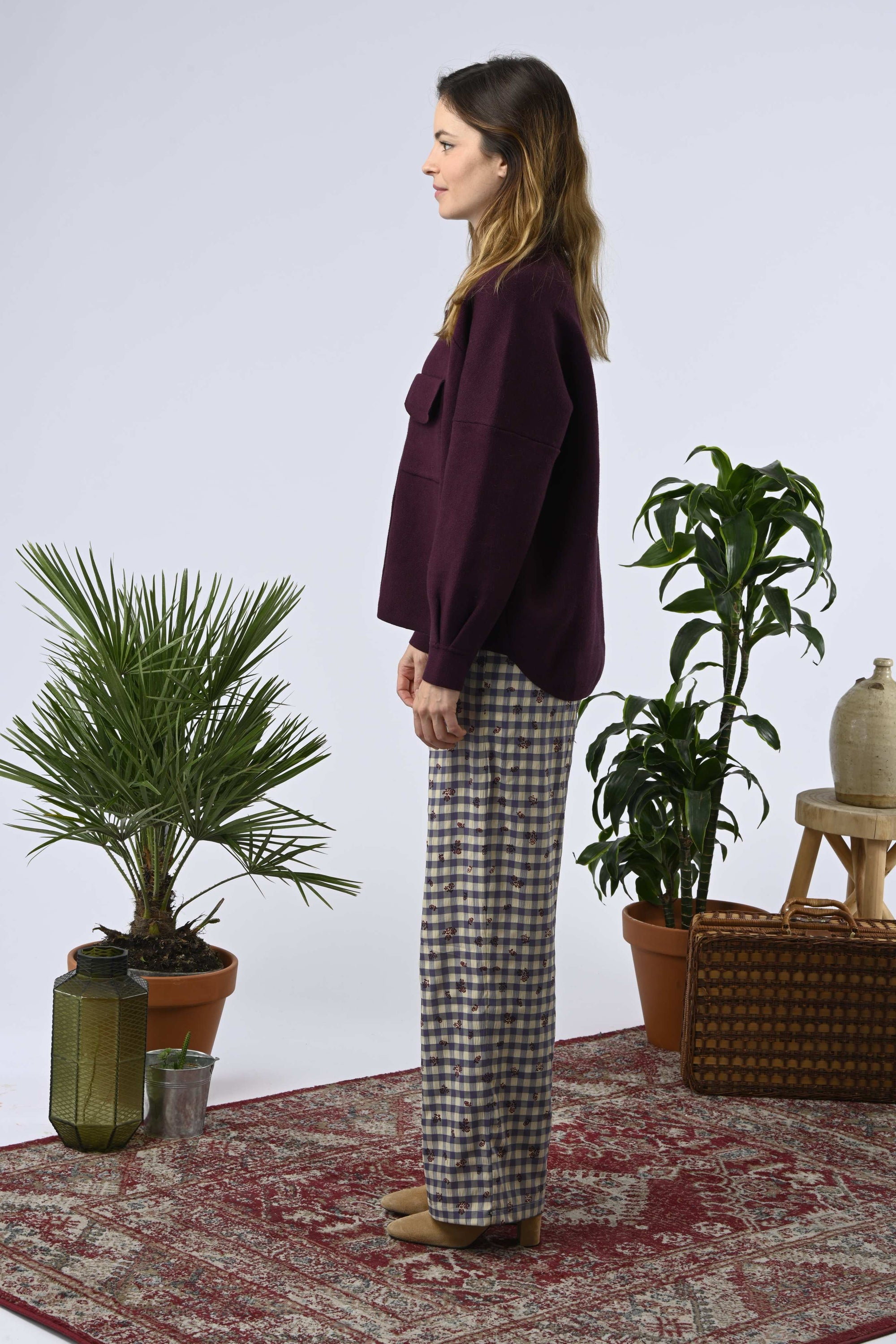 Chaqueta Camelia Morado