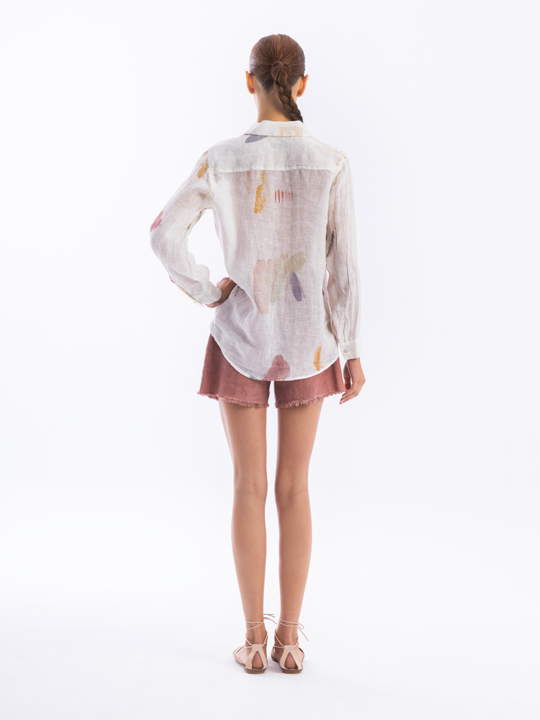 Camisa Ecru Olive Tree
