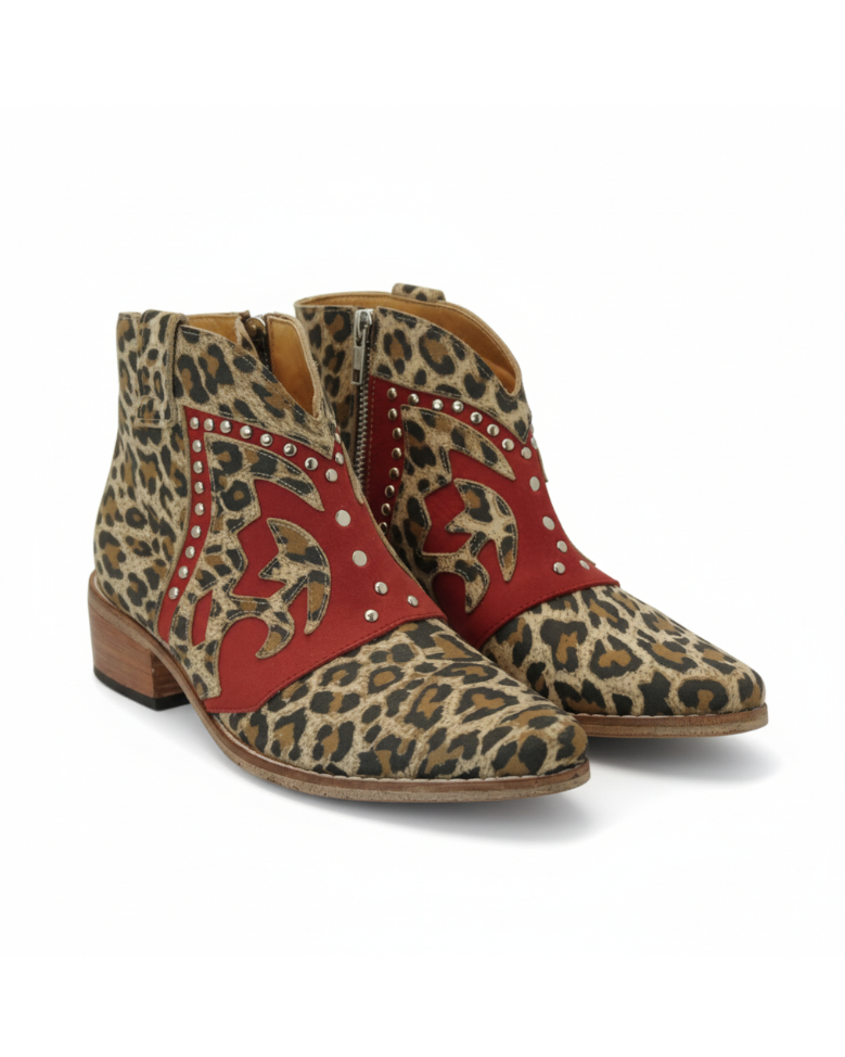 Carmina Animal Print Rojo