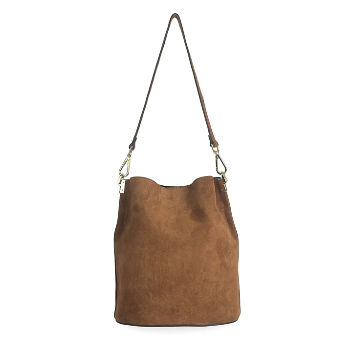Cartera Chiara Gamuza Habano
