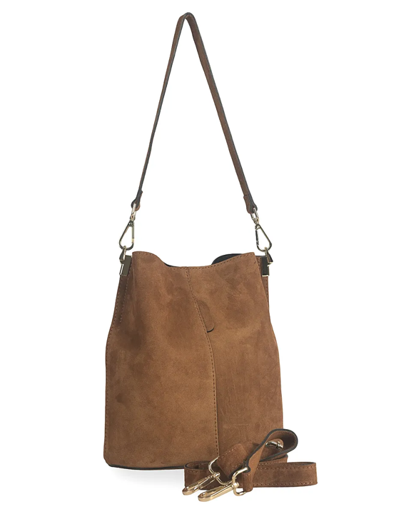 Cartera Chiara Gamuza Habano