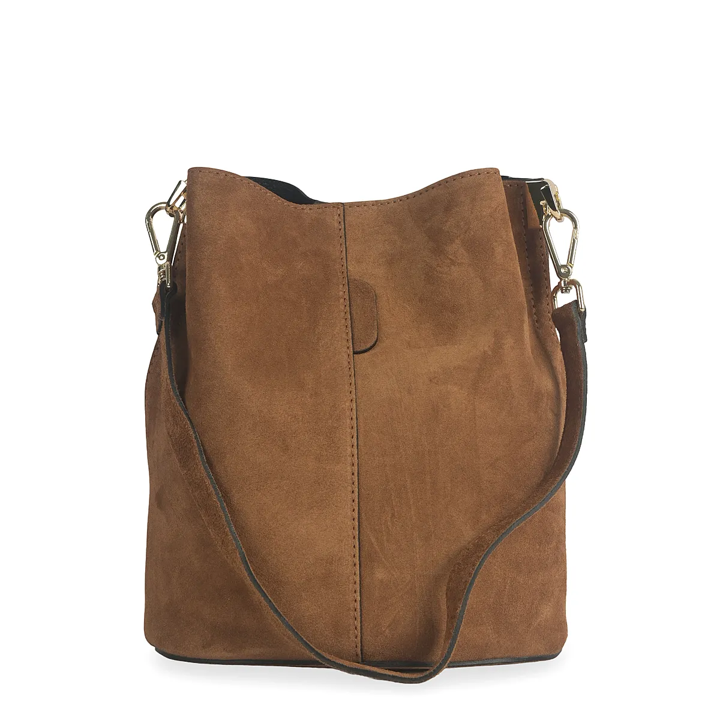 Cartera Chiara Gamuza Habano