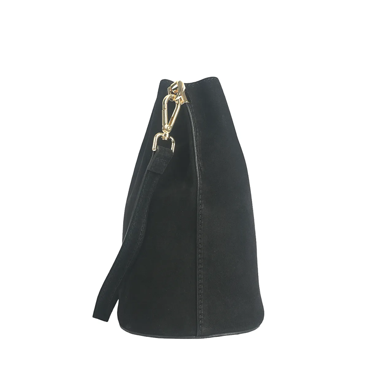 Cartera Chiara Gamuza Negro