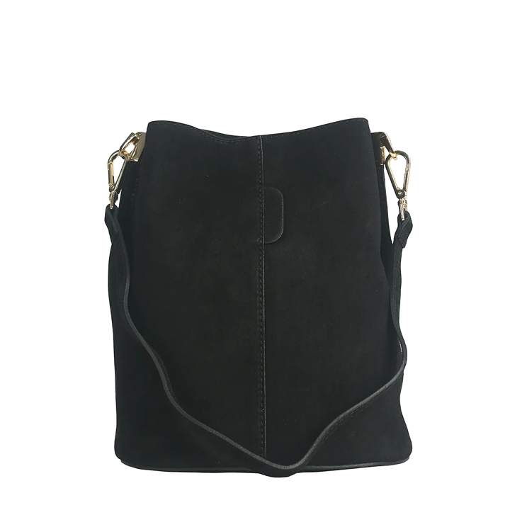 Cartera Chiara Gamuza Negro