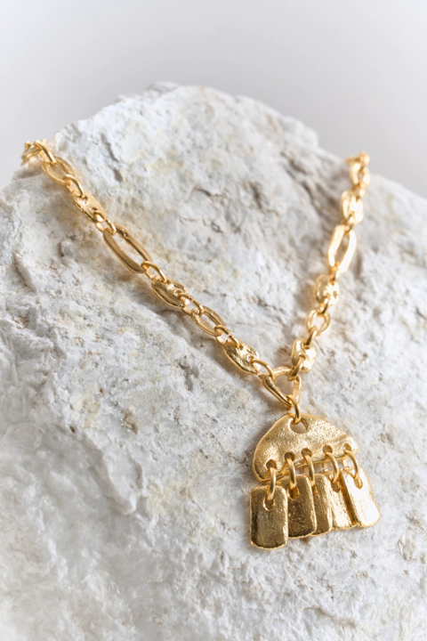 Collar Paleta Dorado