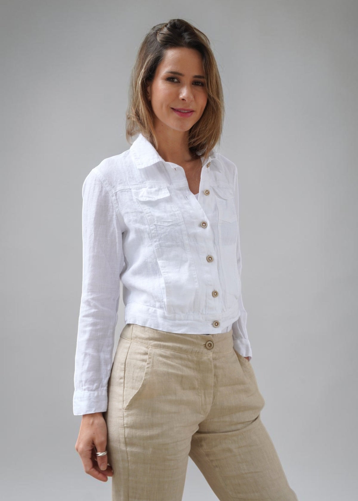 Chaqueta Creta Blanco