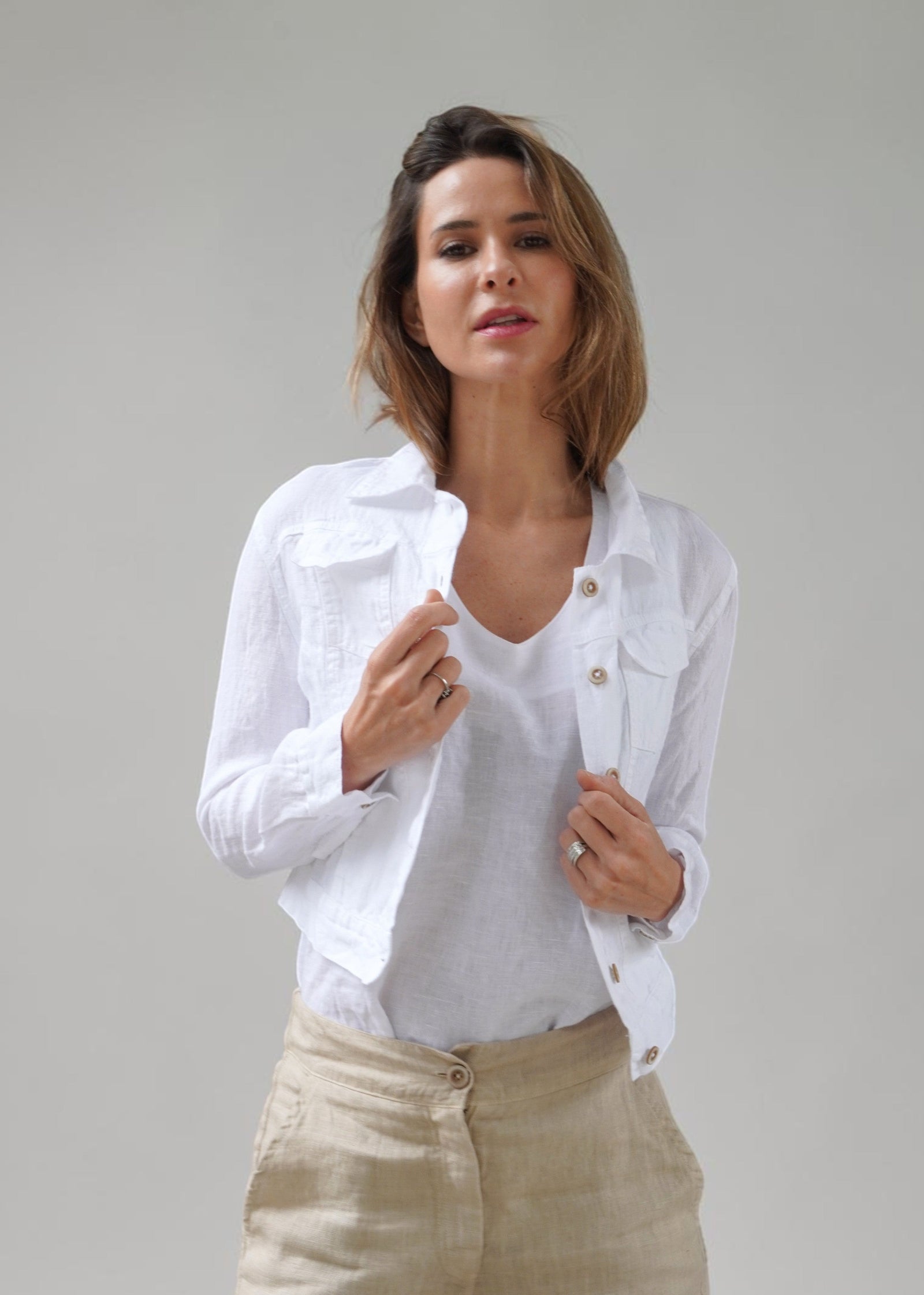 Chaqueta Creta Blanco