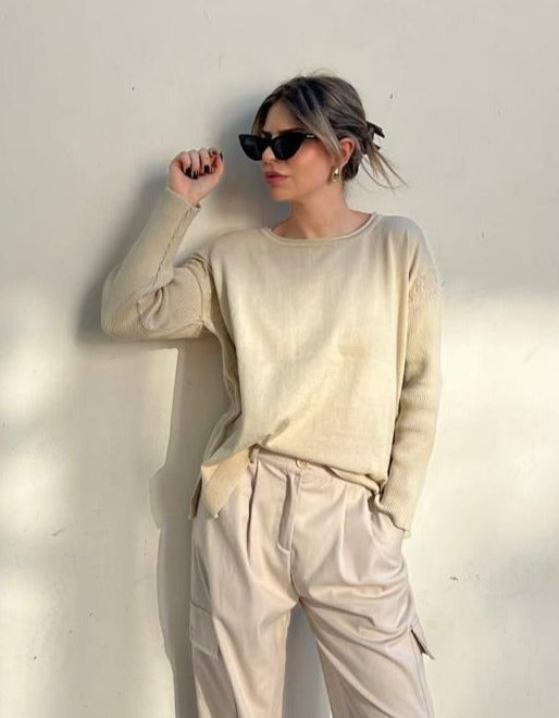 SWEATER LUKI BEIGE
