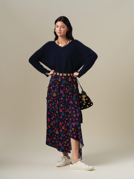 Falda Iseline Lovely Navy