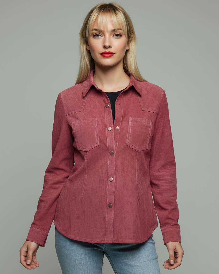 Camisa Pampa Gamuza Cherry