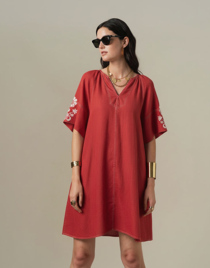 Vestido Sannie Rojo