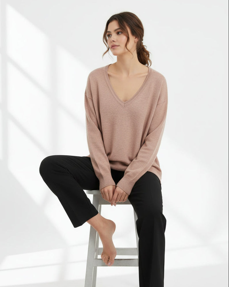 SWEATER MARIN ROSE MELANGE