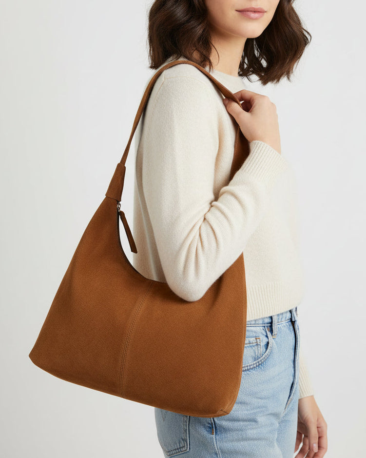 Cartera Feli Gamuza Camel