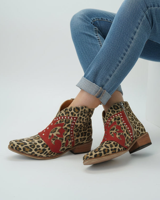 Carmina Animal Print Rojo