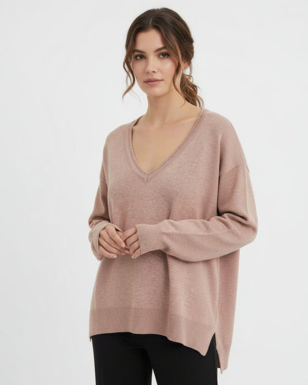 SWEATER MARIN ROSE MELANGE