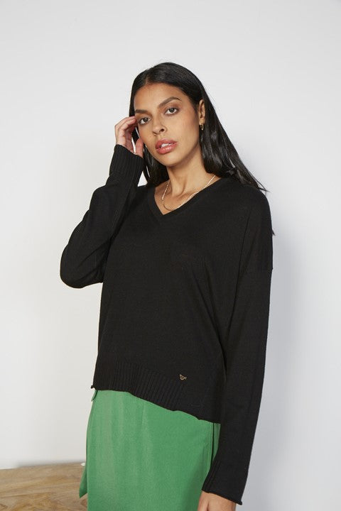 Sweater Leila Negro