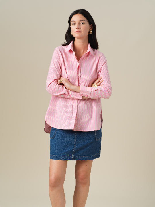 Blusa Nessi Rayures Jaunes