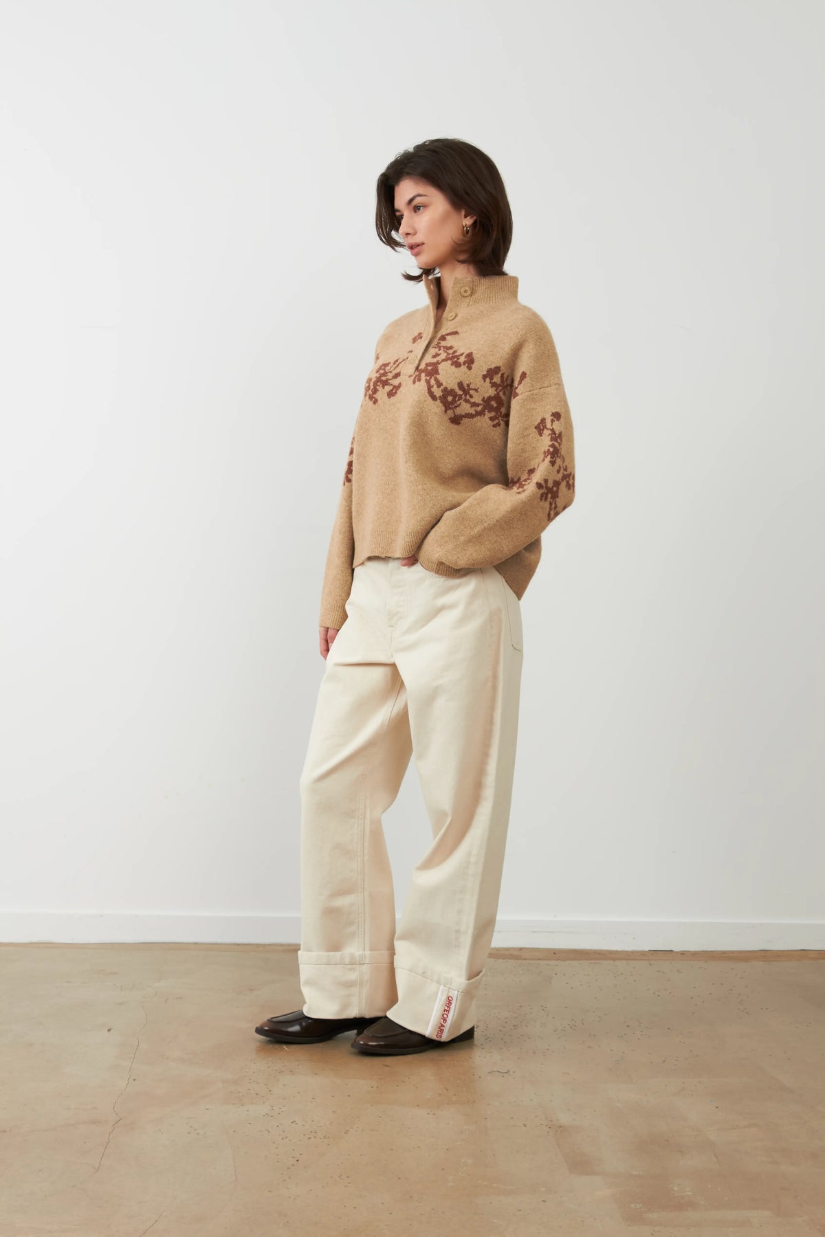 Sweater Egeo Beige-Choco