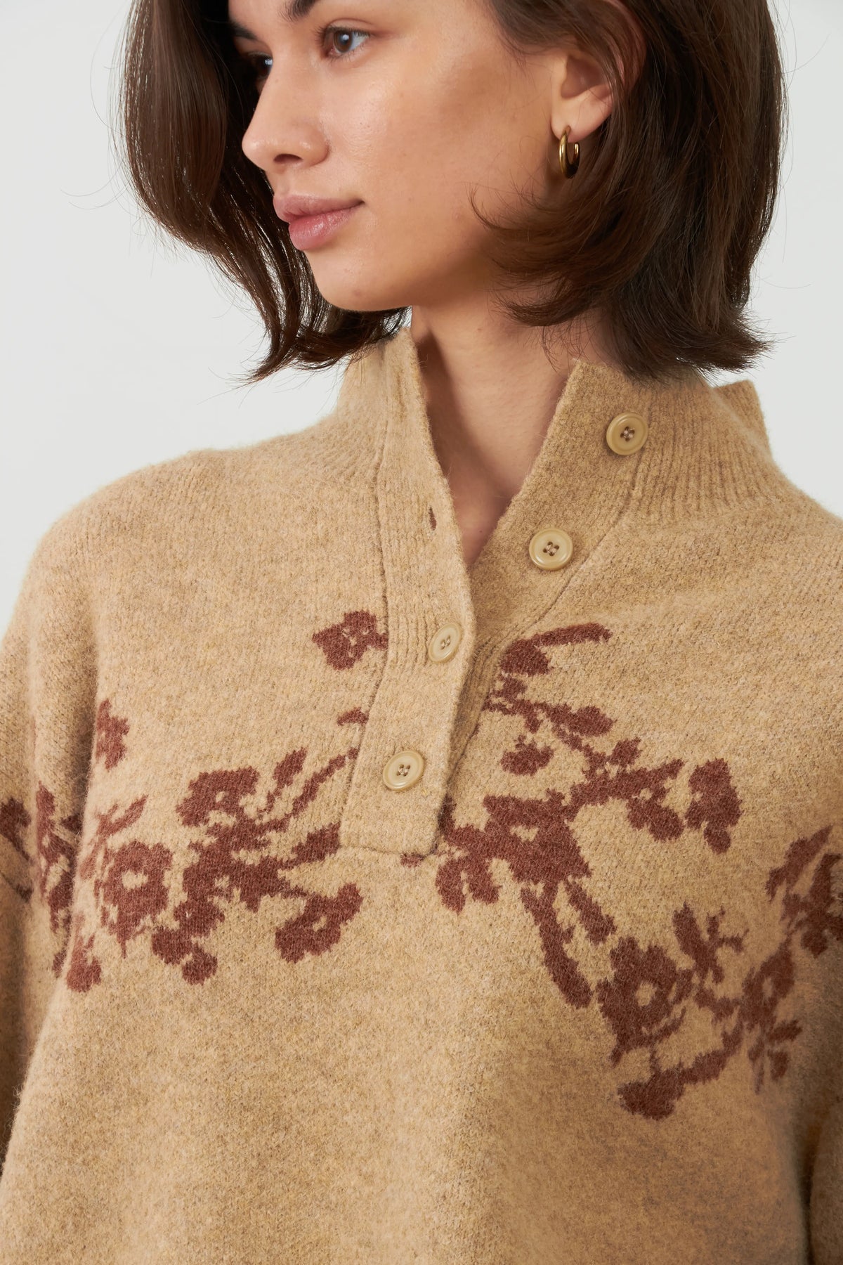 Sweater Egeo Beige-Choco