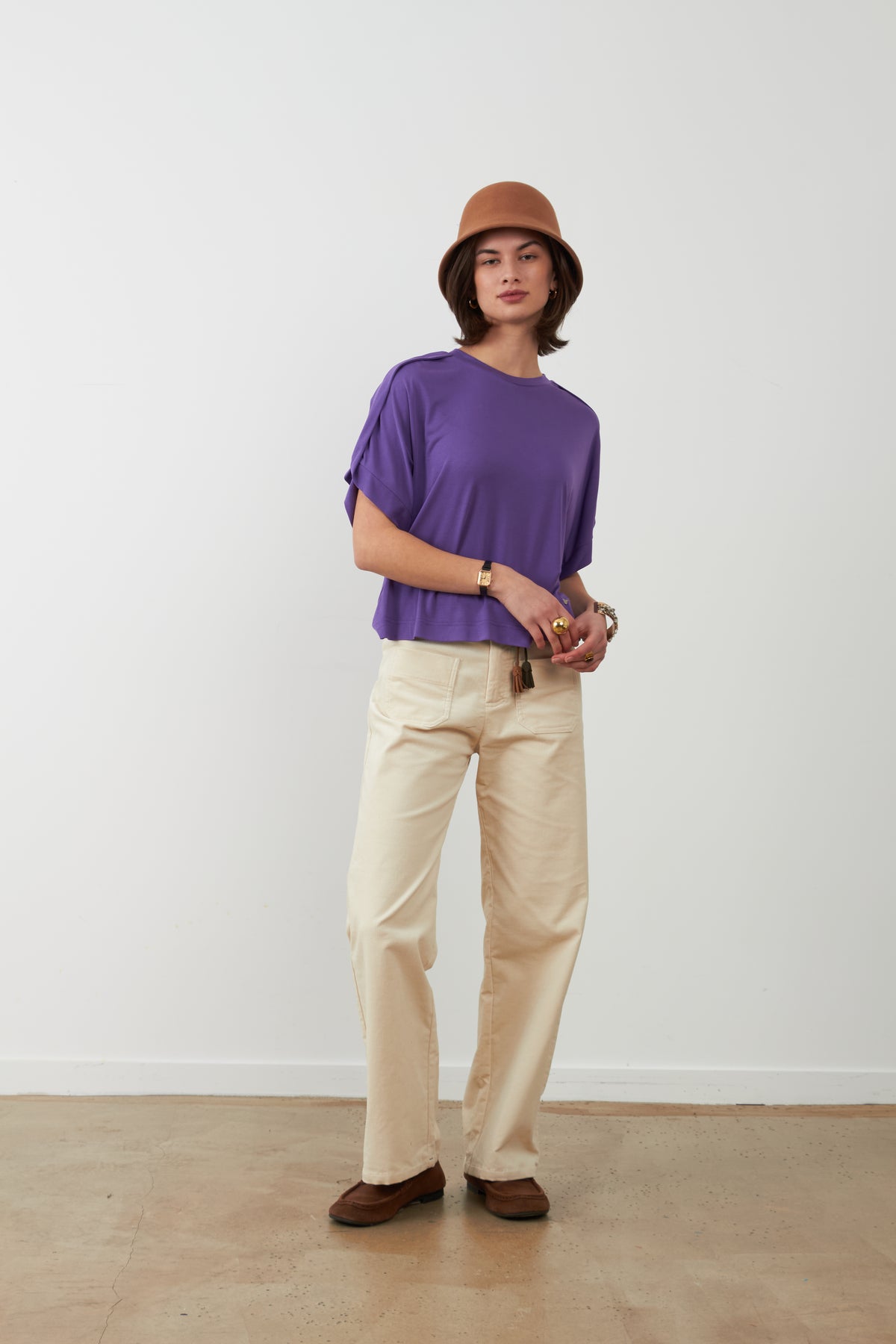 Polera Delta Morado