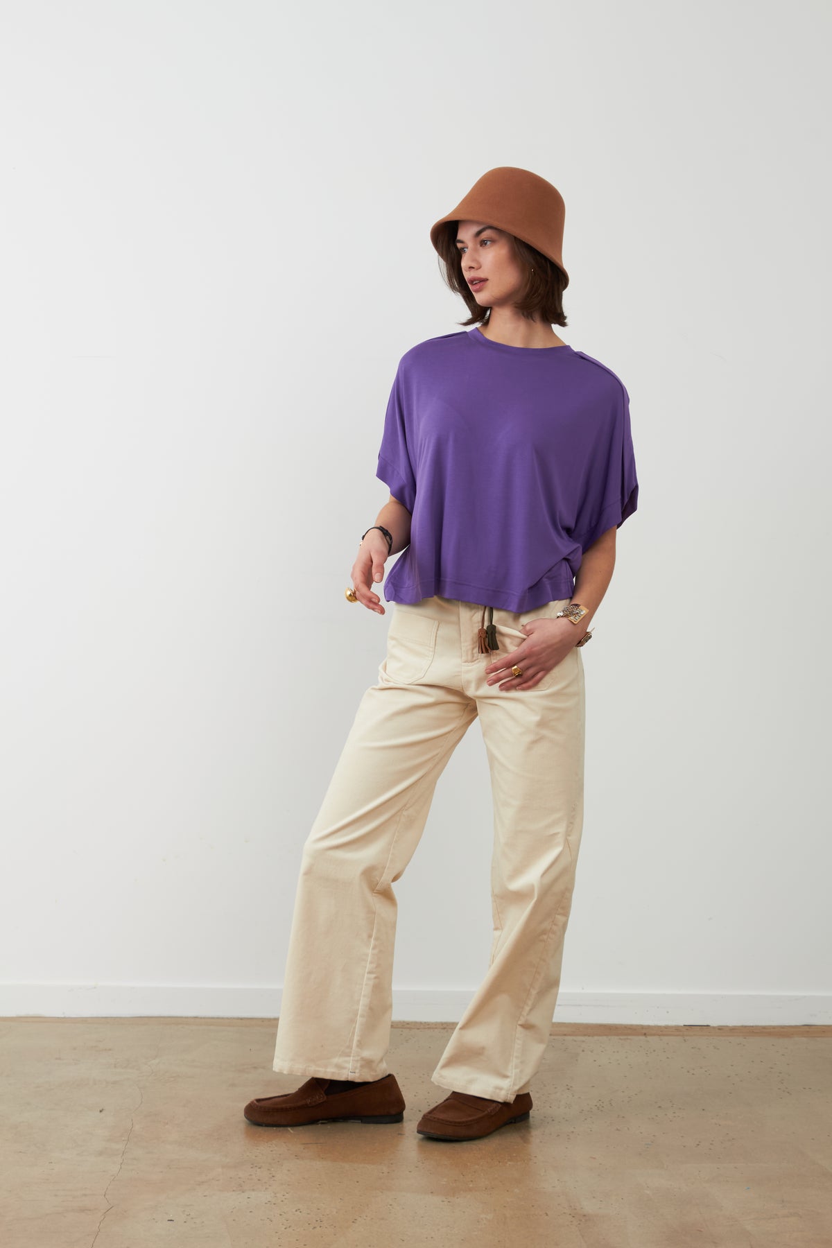 Polera Delta Morado