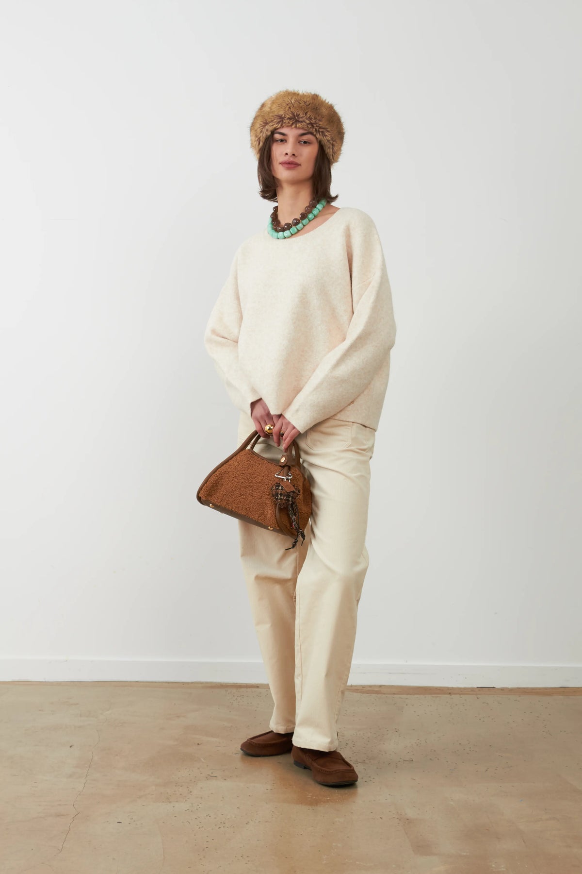 Sweater Tam Ecru