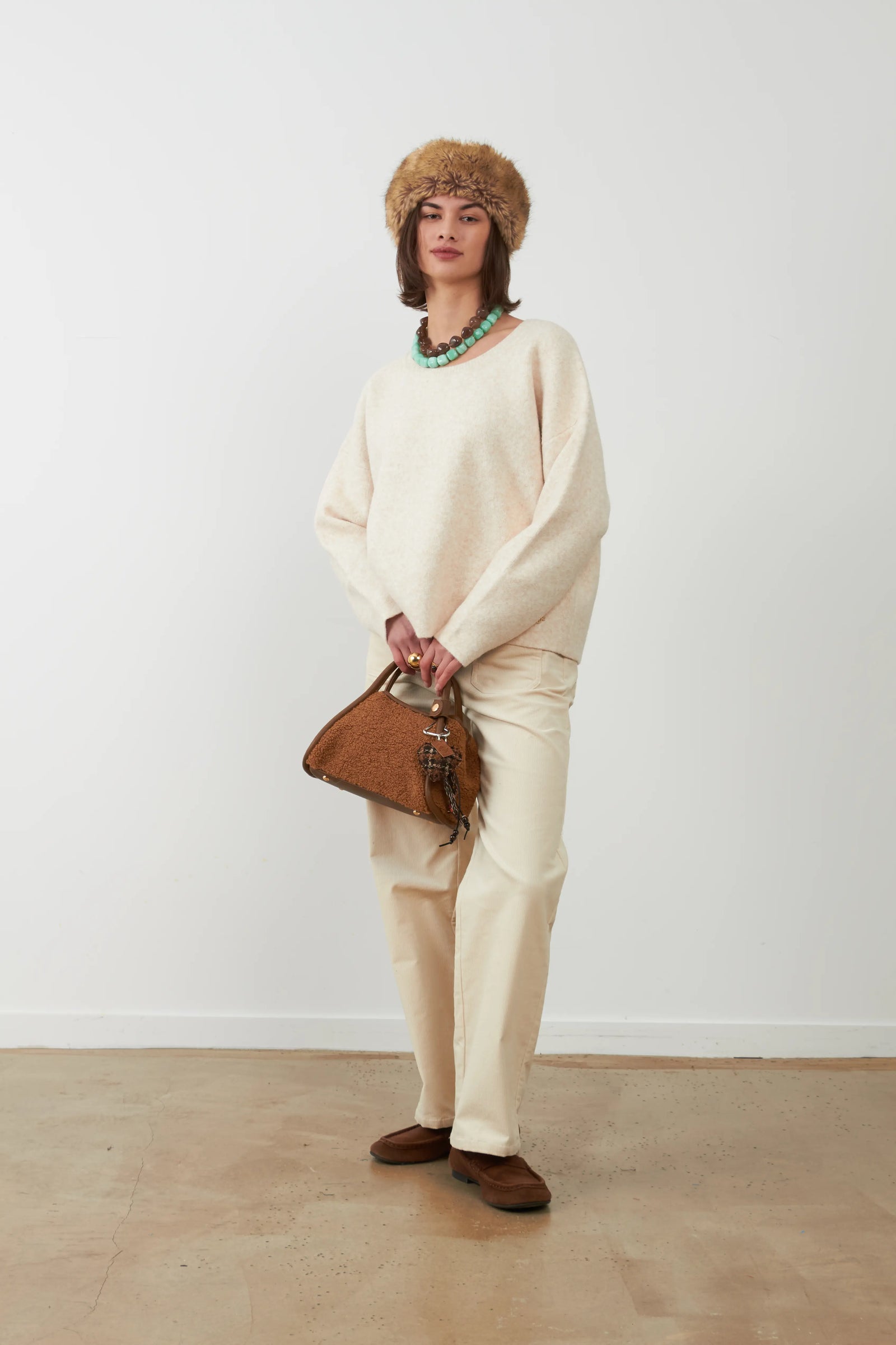 Sweater Tam Ecru
